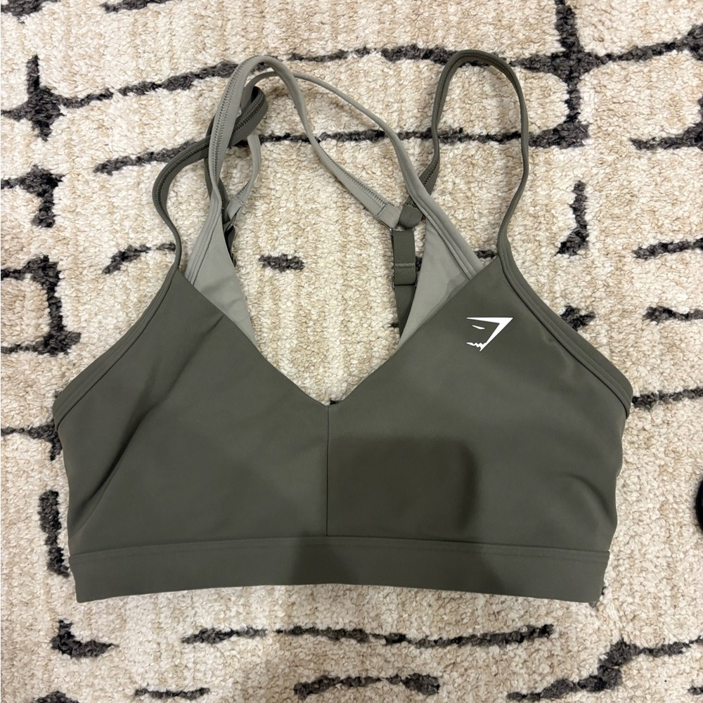 Gymshark Khaki Sports Bra